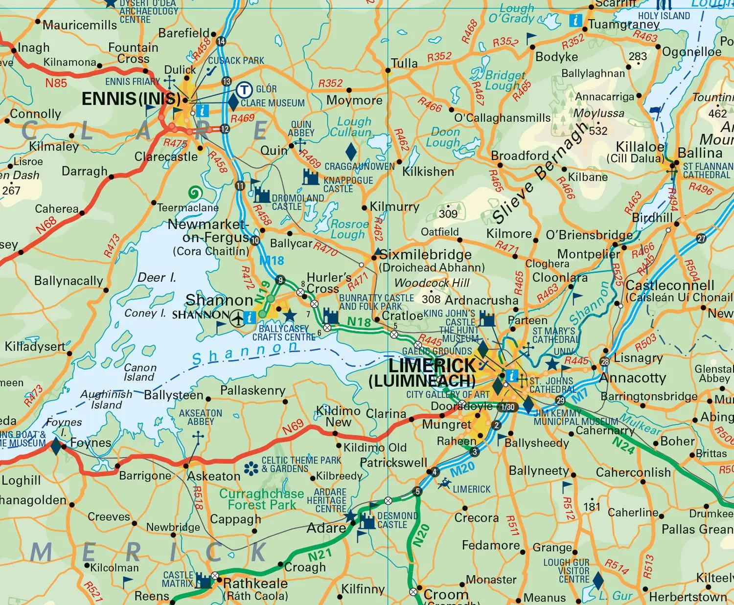 Bild: 9780008412821 | Ireland Pocket Map | The Perfect Way to Explore Ireland | Collins Maps