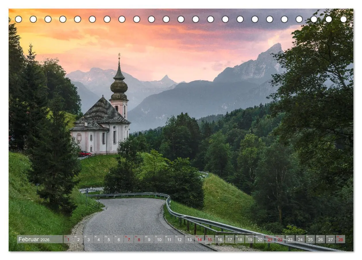 Bild: 9783457512821 | Verzauberte Bergwelten (Tischkalender 2026 DIN A5 quer), CALVENDO...