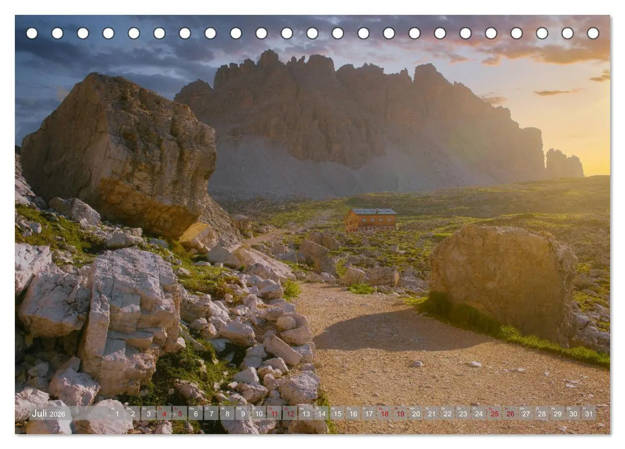 Bild: 9783457512821 | Verzauberte Bergwelten (Tischkalender 2026 DIN A5 quer), CALVENDO...