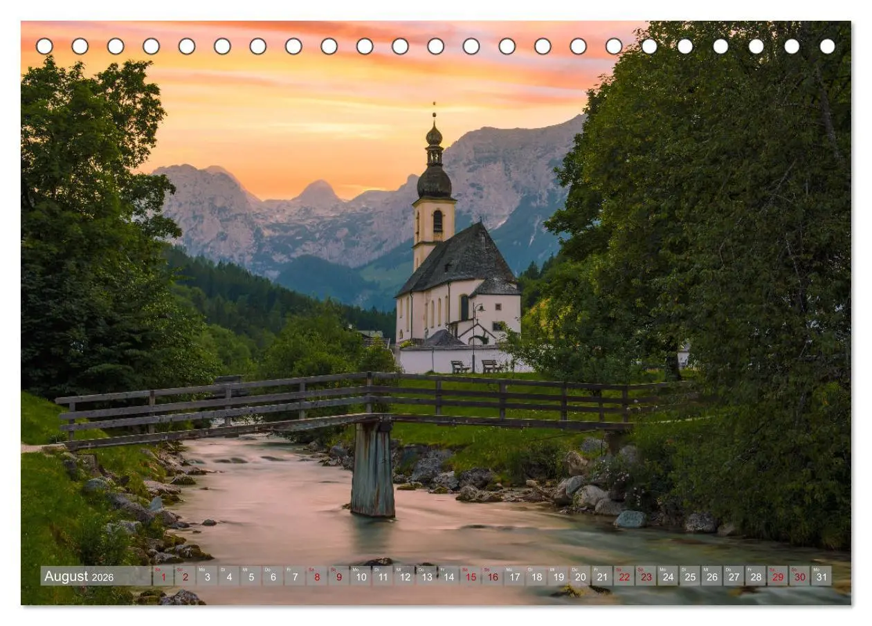Bild: 9783457512821 | Verzauberte Bergwelten (Tischkalender 2026 DIN A5 quer), CALVENDO...