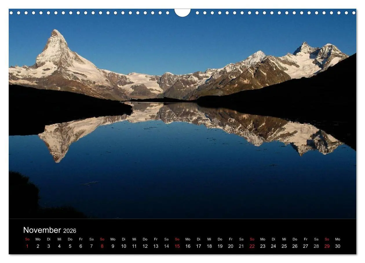 Bild: 9783516082821 | Zauber der Berge. Die Schweizer Alpen (Wandkalender 2026 DIN A3...