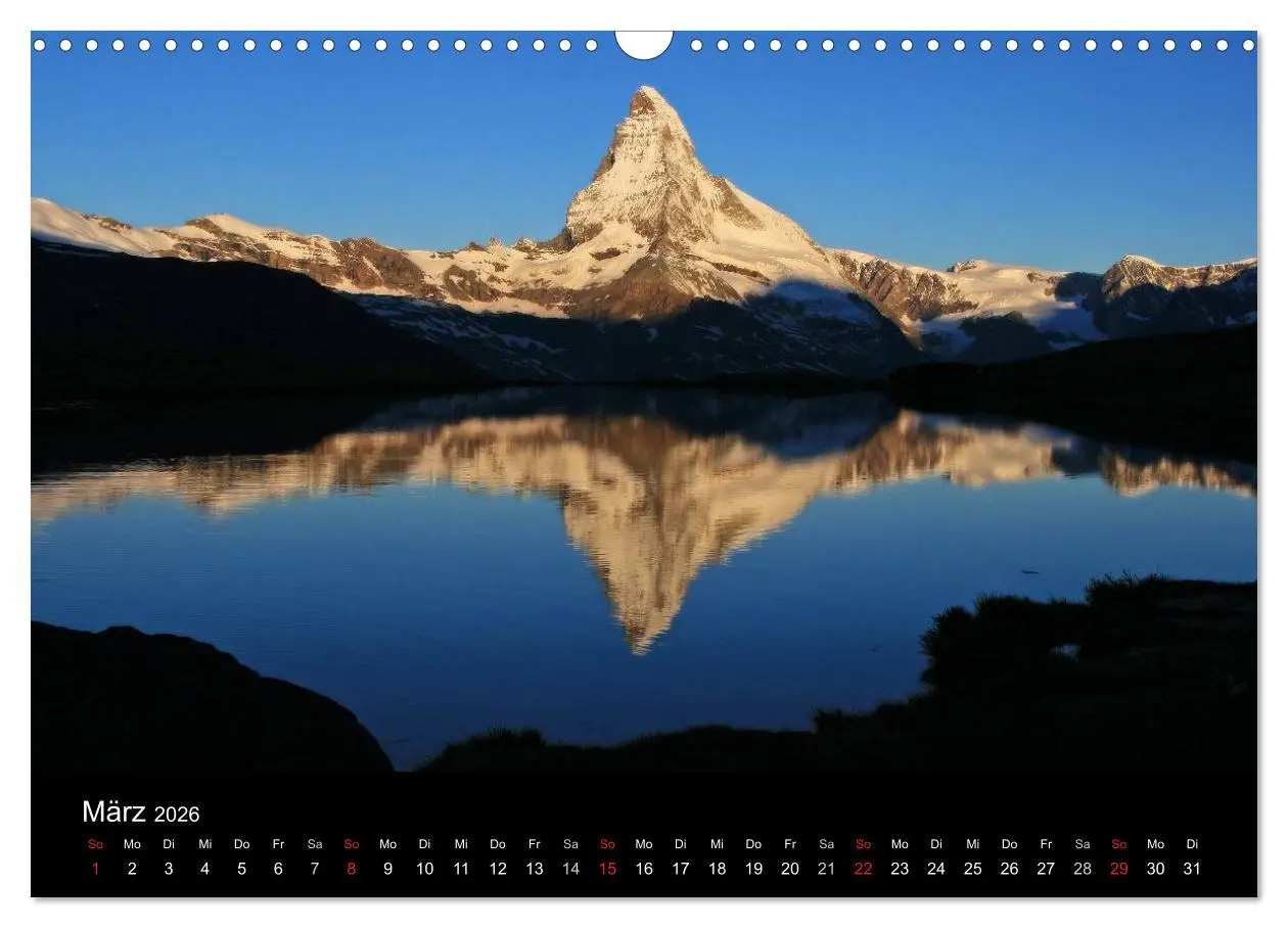 Bild: 9783516082821 | Zauber der Berge. Die Schweizer Alpen (Wandkalender 2026 DIN A3...