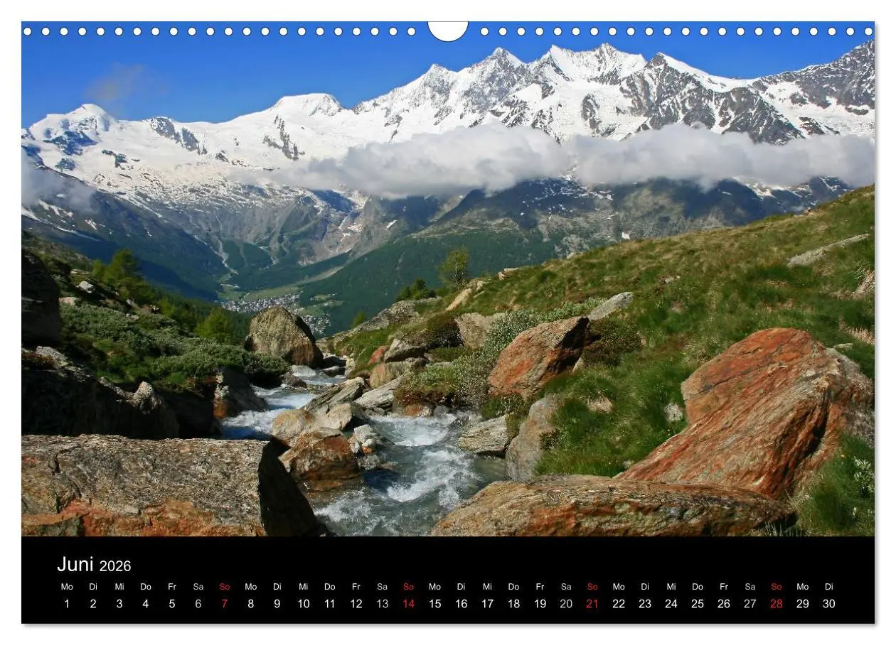 Bild: 9783516082821 | Zauber der Berge. Die Schweizer Alpen (Wandkalender 2026 DIN A3...
