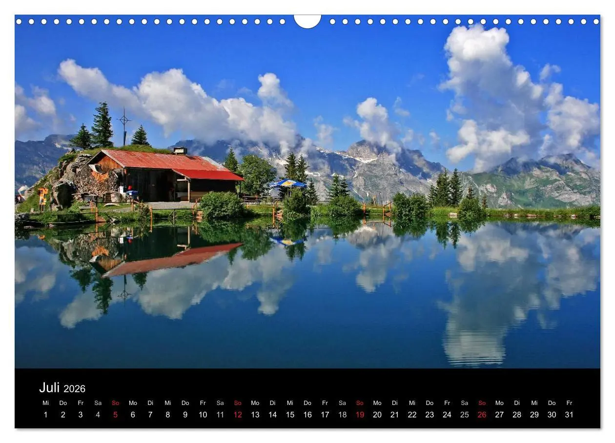 Bild: 9783516082821 | Zauber der Berge. Die Schweizer Alpen (Wandkalender 2026 DIN A3...