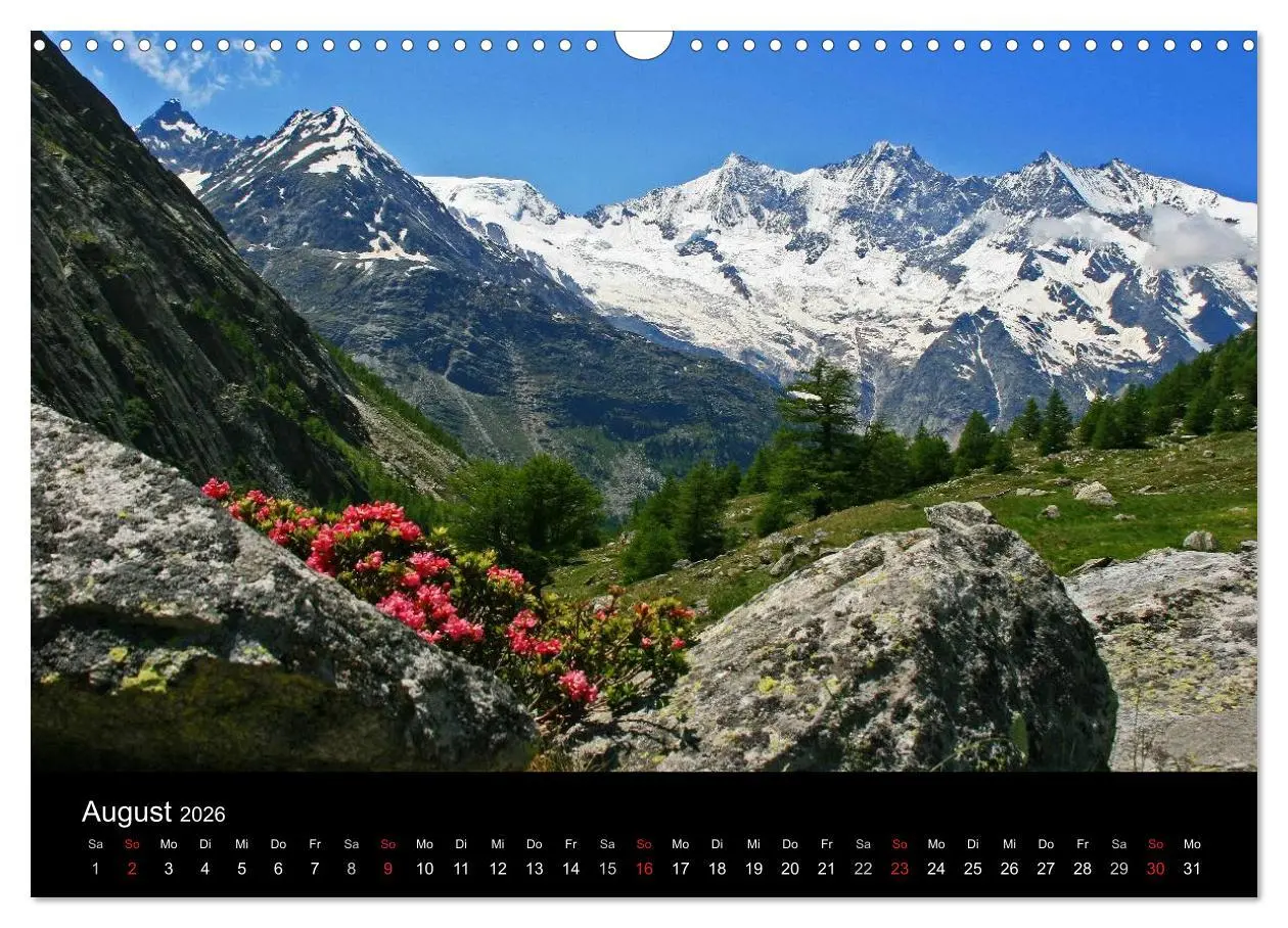 Bild: 9783516082821 | Zauber der Berge. Die Schweizer Alpen (Wandkalender 2026 DIN A3...