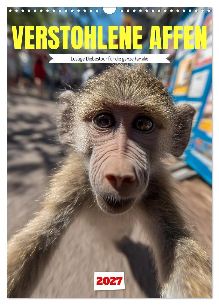 Cover: 9783516912821 | Verstohlene Affen - Lustige Diebestour für die ganze Familie...