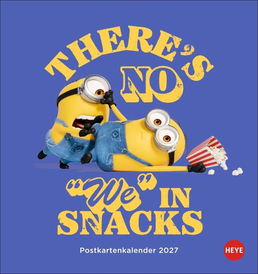 Cover: 9783756422821 | Minions Postkartenkalender 2027 | Kalender | 13 S. | Deutsch | 2027