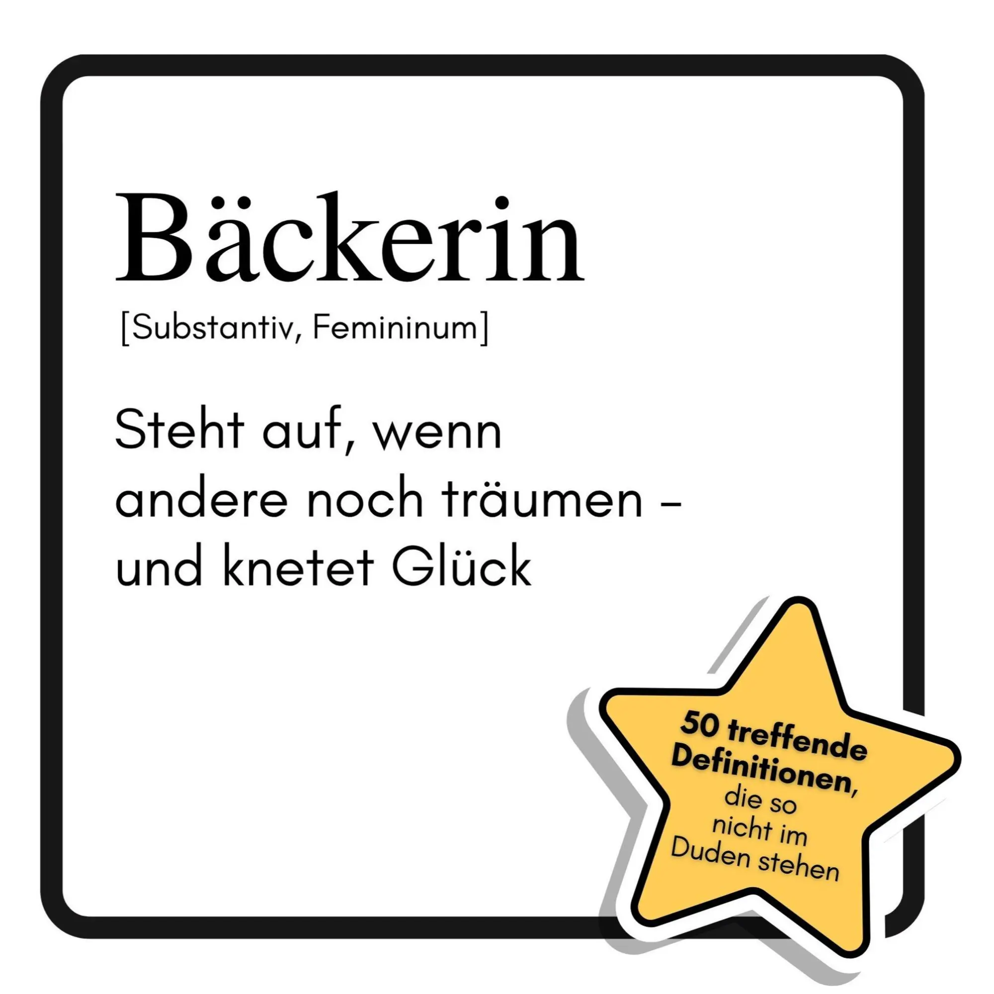 Cover: 9783759182821 | Bäckerin | Steht auf, wenn andere noch träumen - und knetet Glück