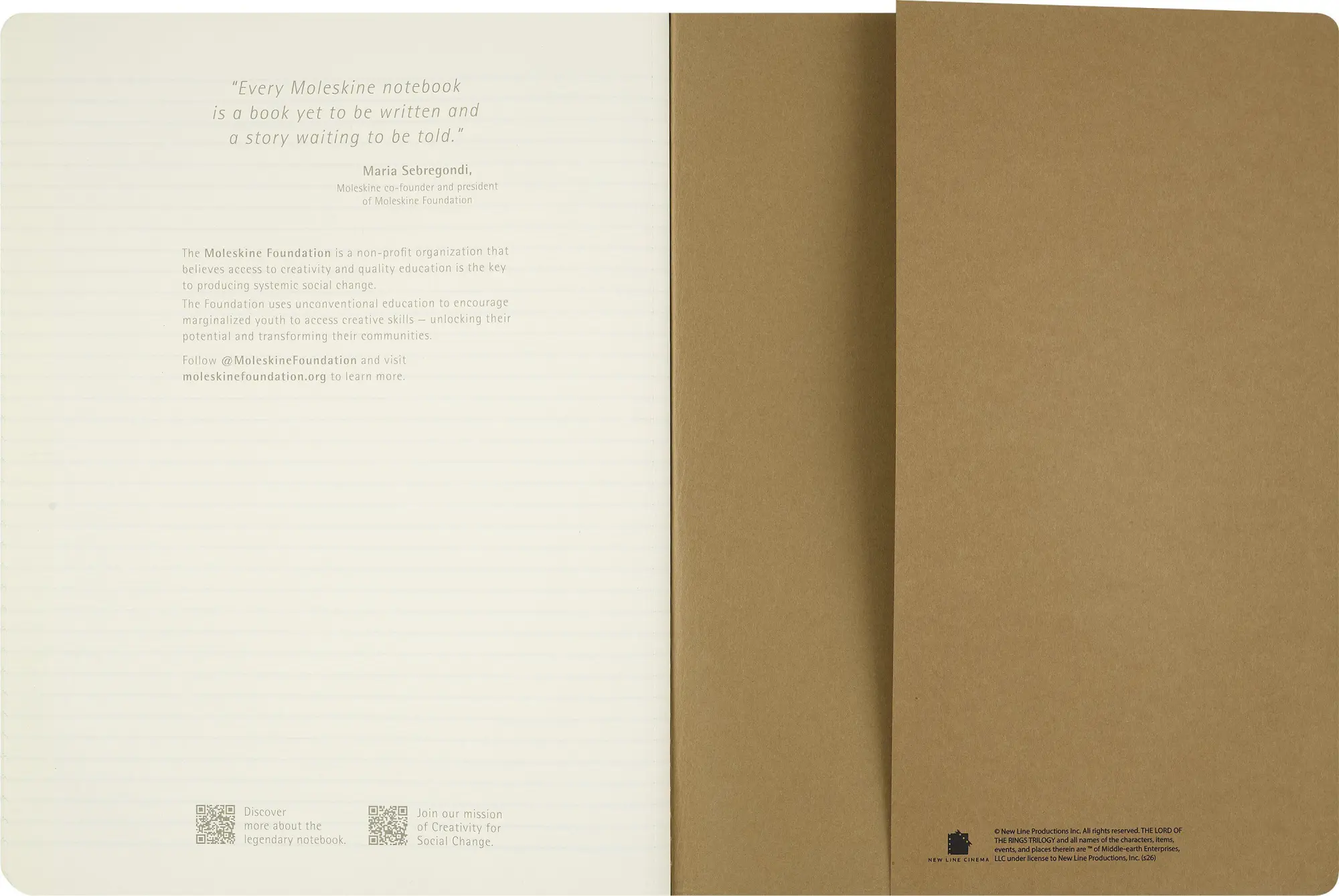 Bild: 8056711512921 | Moleskine Der Herr der Ringe Cahier (3er-Set), XL, liniert, weicher...
