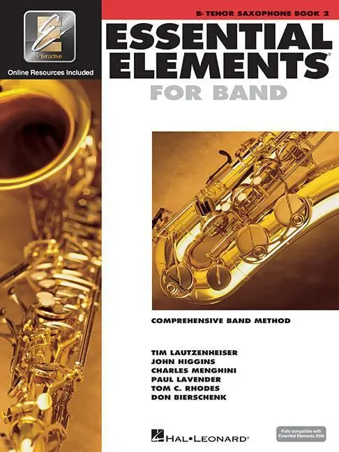 Cover: 9780634012921 | Essential Elements for Band BB Tenor Saxophone Book 2 Beginner...