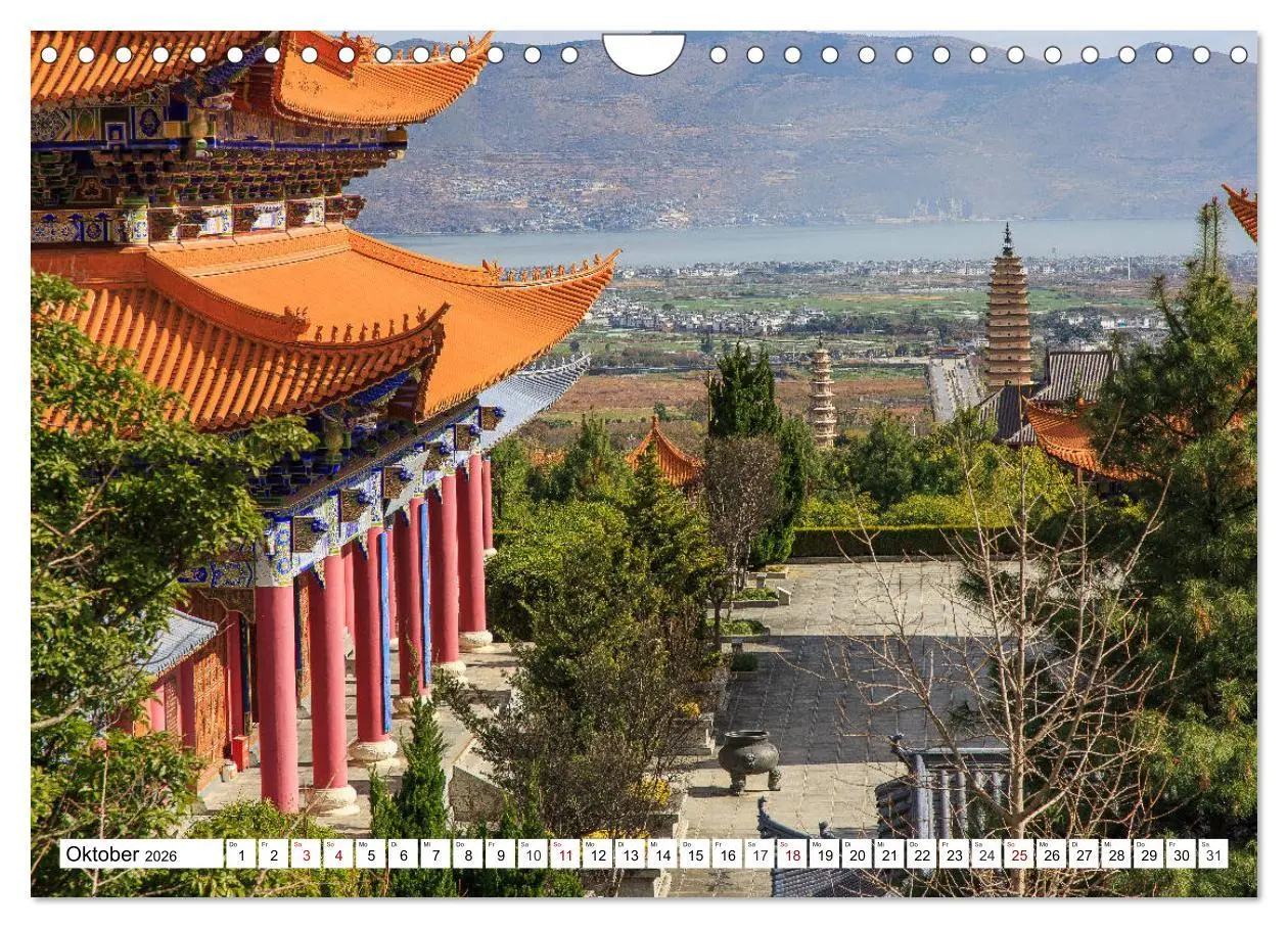 Bild: 9783457812921 | Zauber Chinas (Wandkalender 2026 DIN A4 quer), CALVENDO Monatskalender