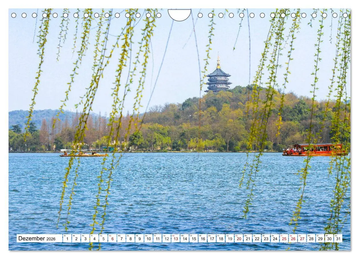 Bild: 9783457812921 | Zauber Chinas (Wandkalender 2026 DIN A4 quer), CALVENDO Monatskalender