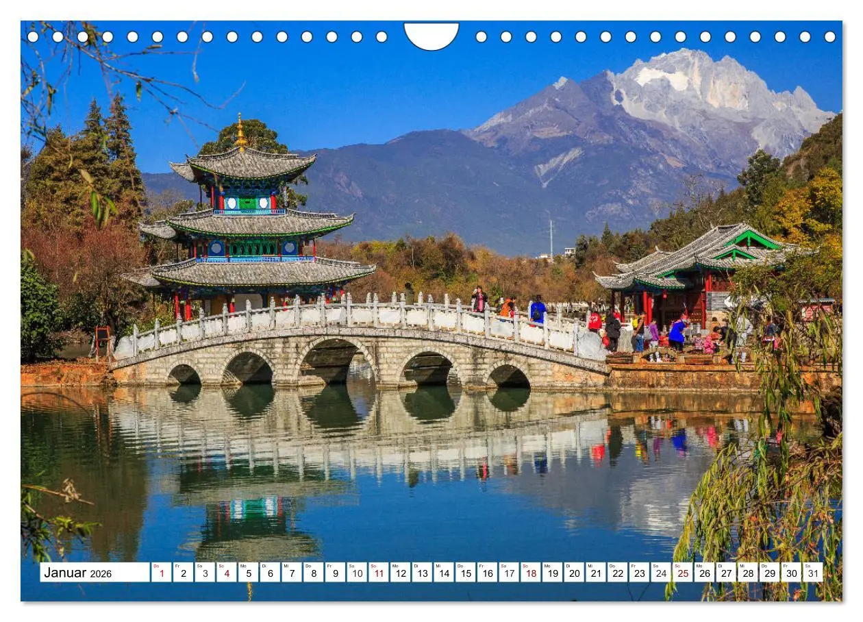 Bild: 9783457812921 | Zauber Chinas (Wandkalender 2026 DIN A4 quer), CALVENDO Monatskalender