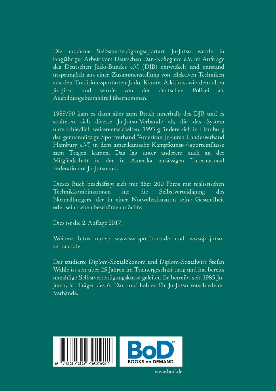 Rückseite: 9783735792921 | American Ju-Jutsu Straßenkampf by Stefan Wahle | Stefan Wahle | Buch