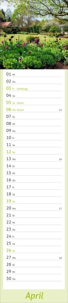 Bild: 9783756412921 | times&amp;more Garten Langplaner 2026 | Kalender | Spiralbindung | 13 S.