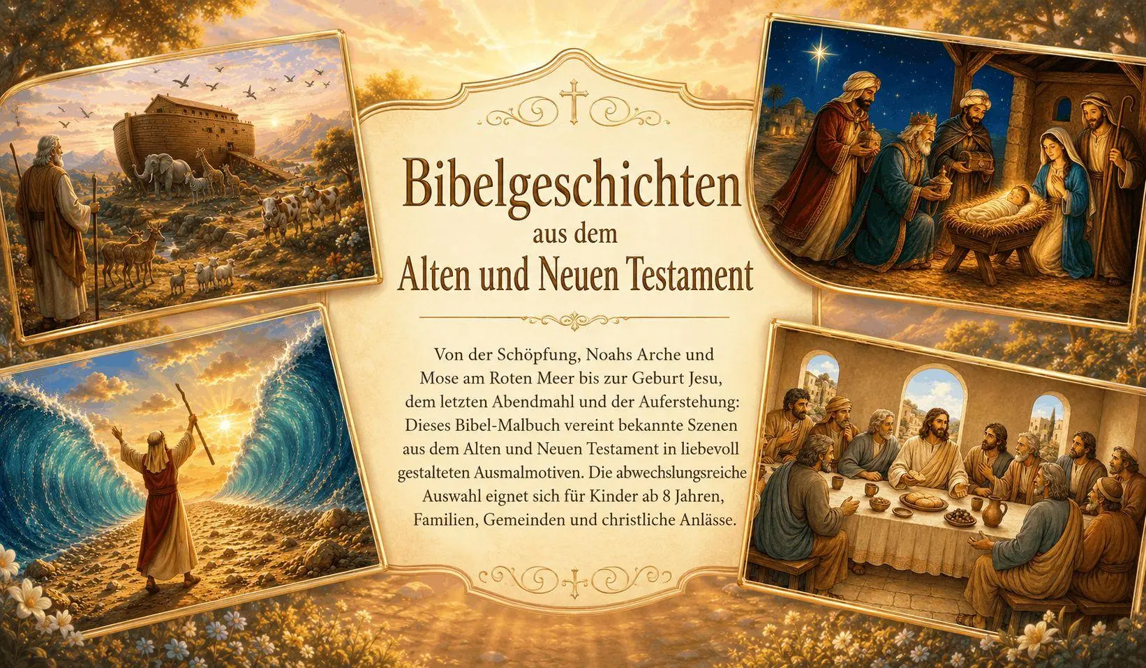 Bild: 9783986572921 | Bibel Malbuch für Kinder ab 8 Jahren und Erwachsene mit 74...