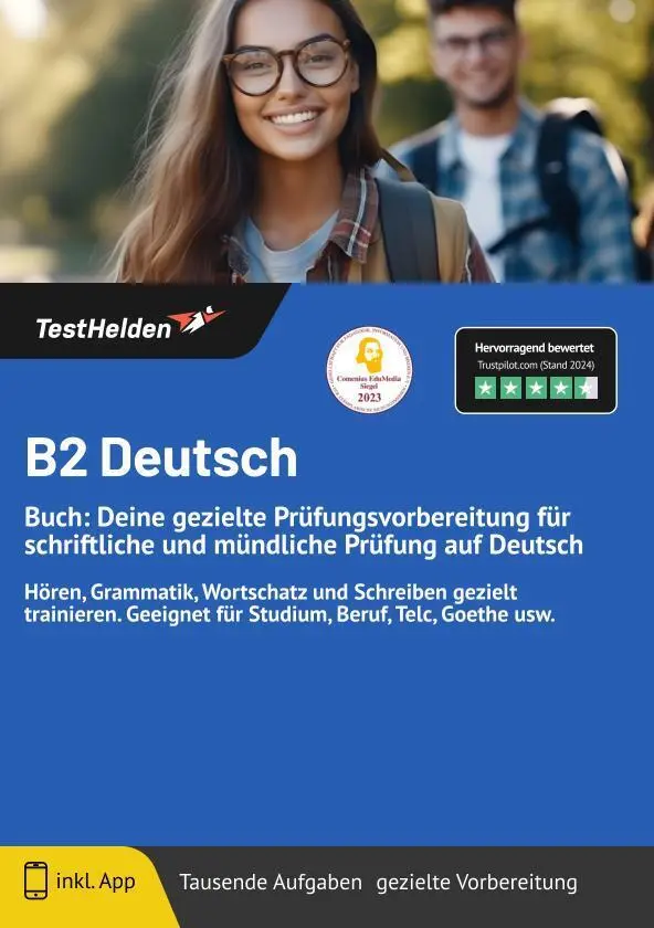 Cover: 9783988172921 | B2 Deutsch Buch: Deine gezielte Prüfungsvorbereitung für...
