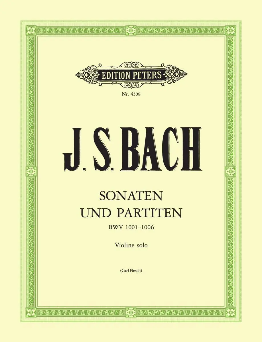 Cover: 9790014022921 | Sonatas and Partitas for Violin Solo Bwv 1001 | Johann Sebastian Bach