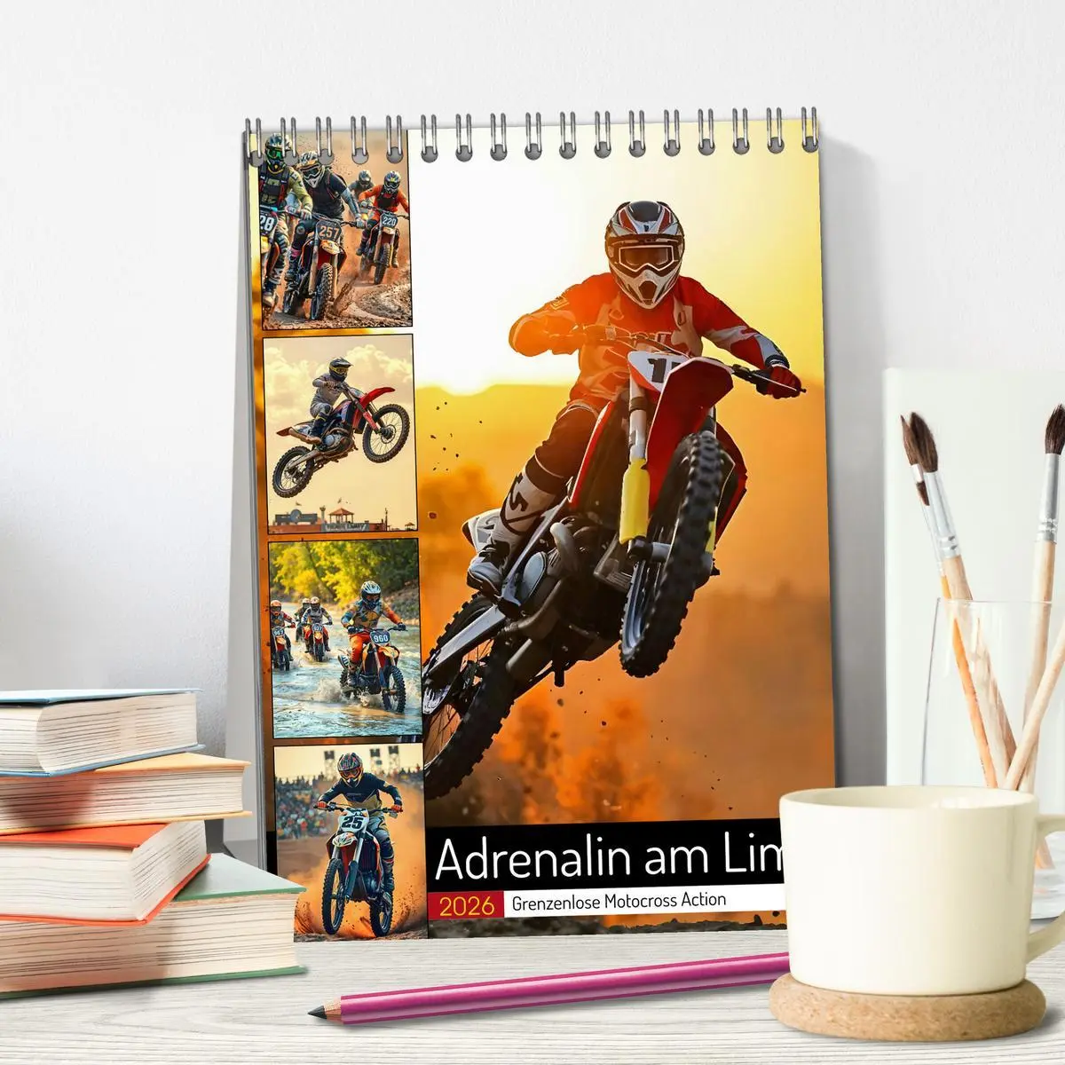 Bild: 9783457253021 | Adrenalin am Limit - Grenzenlose Motocross Action (Tischkalender...