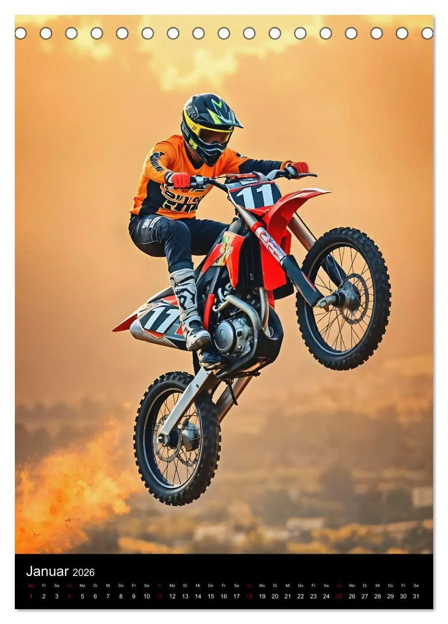 Bild: 9783457253021 | Adrenalin am Limit - Grenzenlose Motocross Action (Tischkalender...