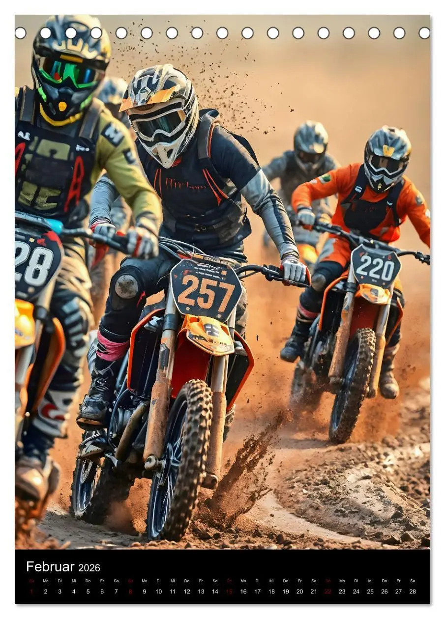 Bild: 9783457253021 | Adrenalin am Limit - Grenzenlose Motocross Action (Tischkalender...