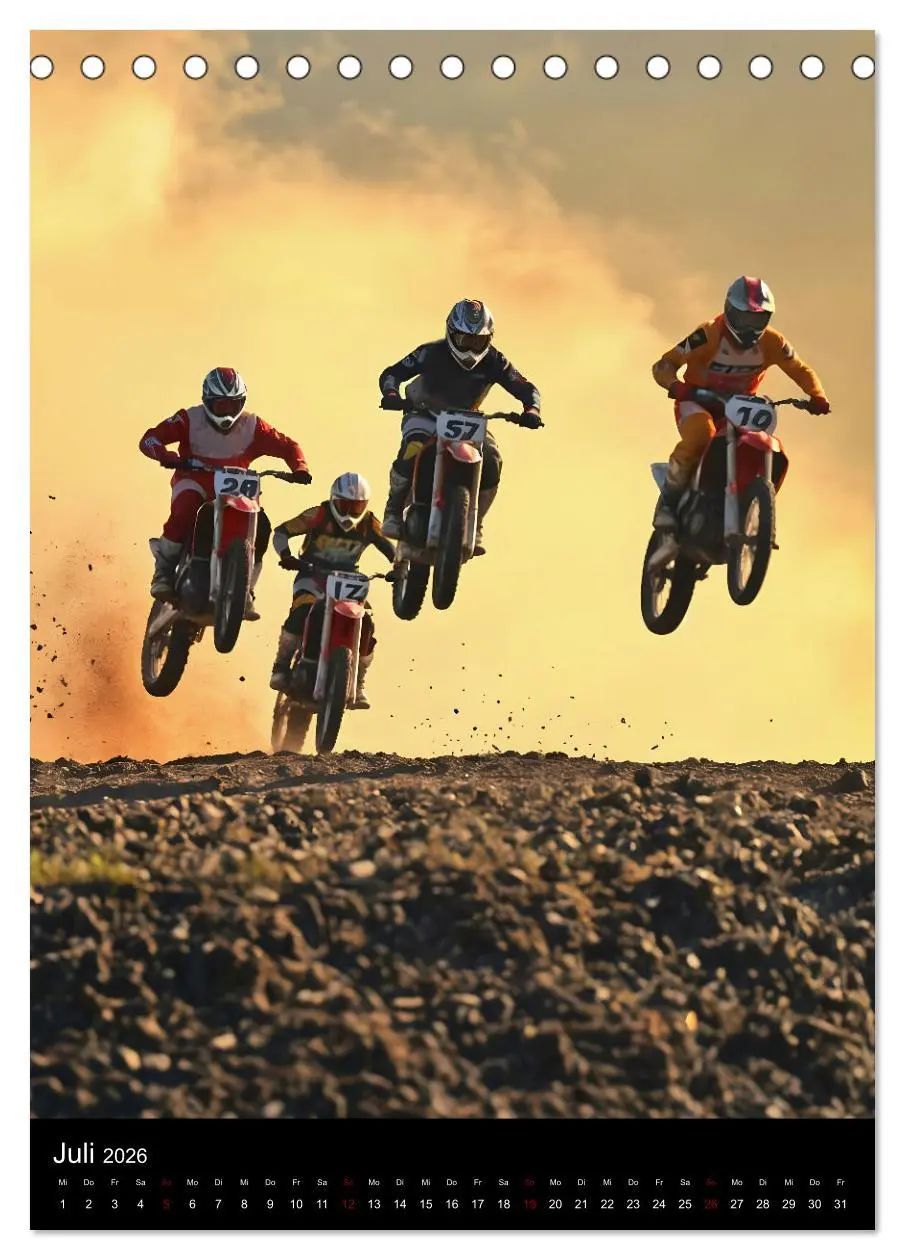 Bild: 9783457253021 | Adrenalin am Limit - Grenzenlose Motocross Action (Tischkalender...