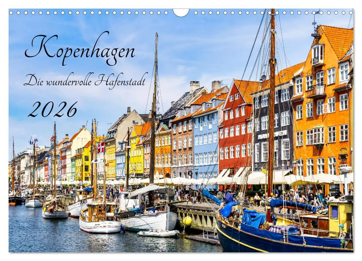 Cover: 9783457633021 | Kopenhagen - Die wundervolle Hafenstadt (Wandkalender 2026 DIN A3...