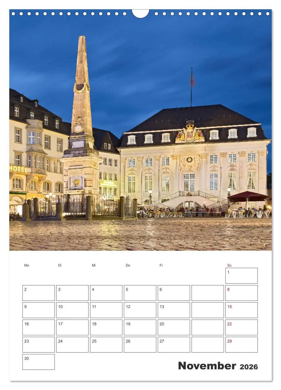 Bild: 9783516413021 | Beethovenstadt Bonn (Wandkalender 2026 DIN A3 hoch), CALVENDO...