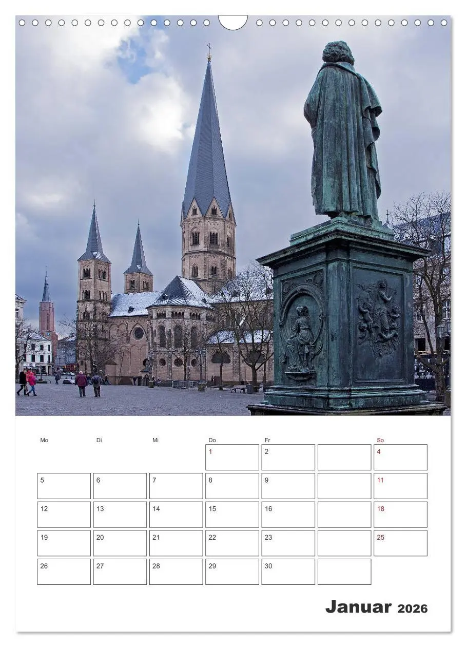 Bild: 9783516413021 | Beethovenstadt Bonn (Wandkalender 2026 DIN A3 hoch), CALVENDO...