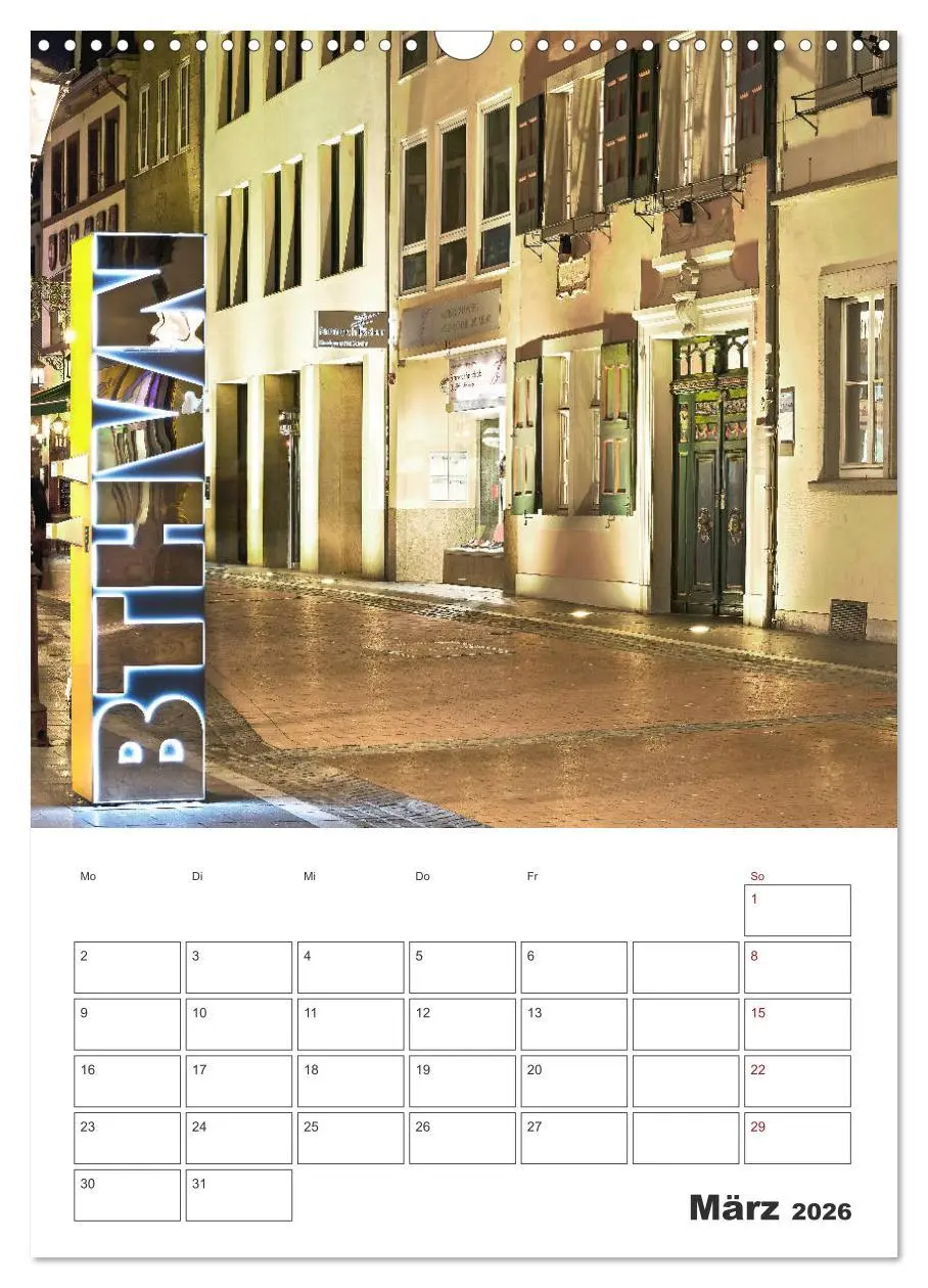 Bild: 9783516413021 | Beethovenstadt Bonn (Wandkalender 2026 DIN A3 hoch), CALVENDO...