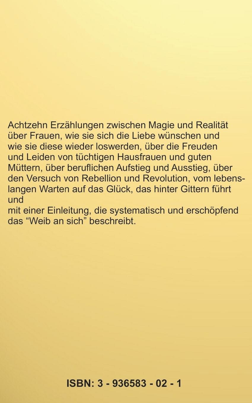 Rückseite: 9783936583021 | Das Weib an sich und die Frauen im Besonderen | Ilse Brehmer | Buch