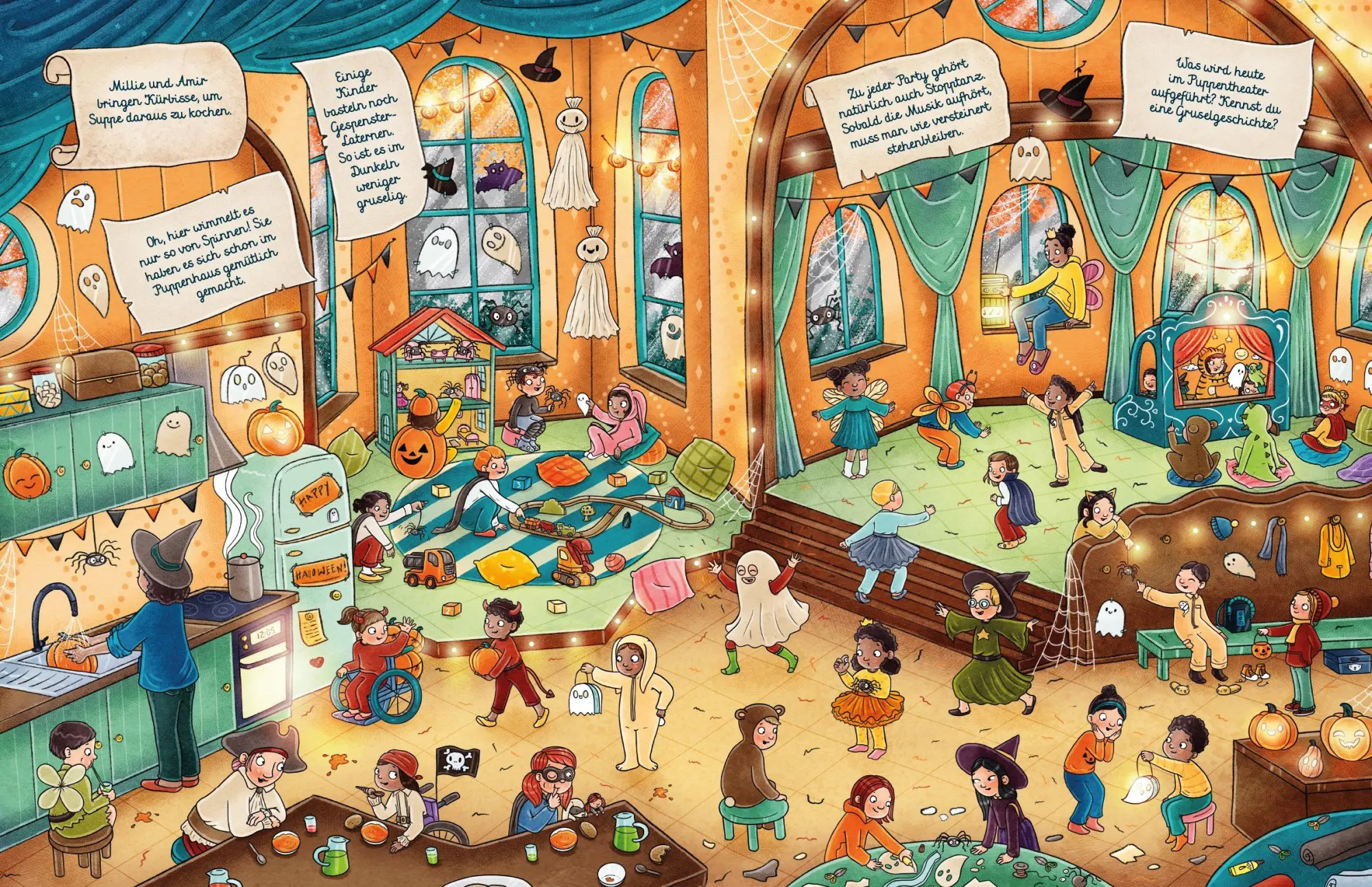 Bild: 9783985853021 | Halloween Wimmelbuch | Alexandra Helm | Buch | 10 S. | Deutsch | 2025