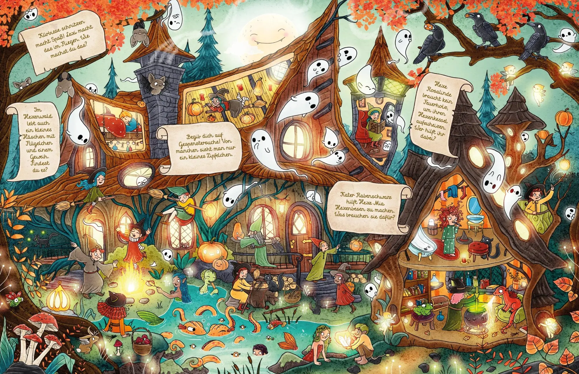 Bild: 9783985853021 | Halloween Wimmelbuch | Alexandra Helm | Buch | 10 S. | Deutsch | 2025