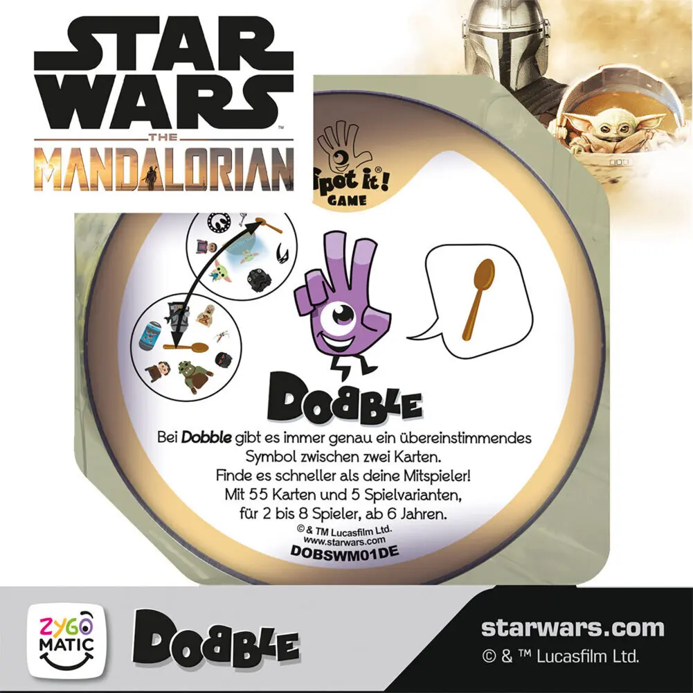 Cover: 3558380093121 | Dobble - Star Wars The Mandalorian (Spiel) | Denis Blanchot (u. a.)