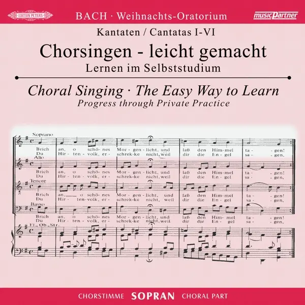 Weihnachtsoratorium BWV 248 Chorstimme Sopran 2 Audio-CDs - Johann Sebastian Bach (Hörbuch)