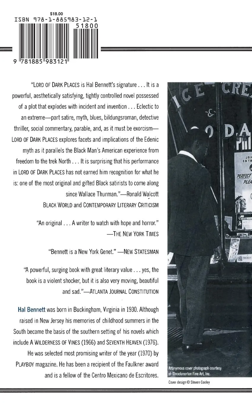 Rückseite: 9781885983121 | Lord of Dark Places | Hal Bennett | Taschenbuch | Englisch | 2006