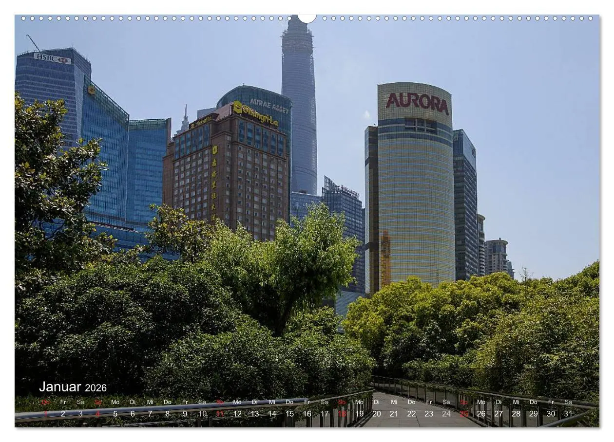 Bild: 9783516023121 | Shanghai - faszinierende Facetten (Wandkalender 2026 DIN A2 quer),...