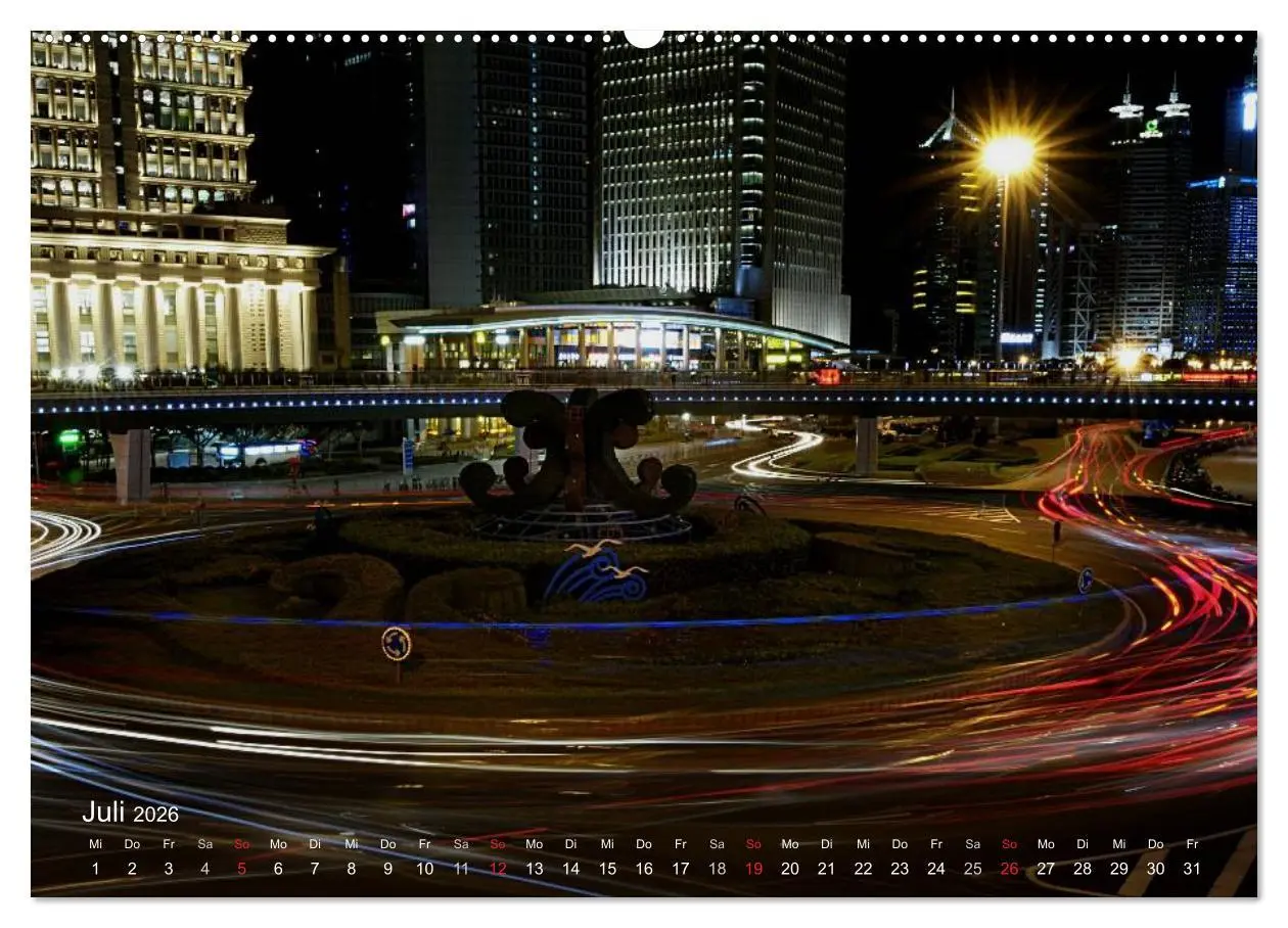 Bild: 9783516023121 | Shanghai - faszinierende Facetten (Wandkalender 2026 DIN A2 quer),...