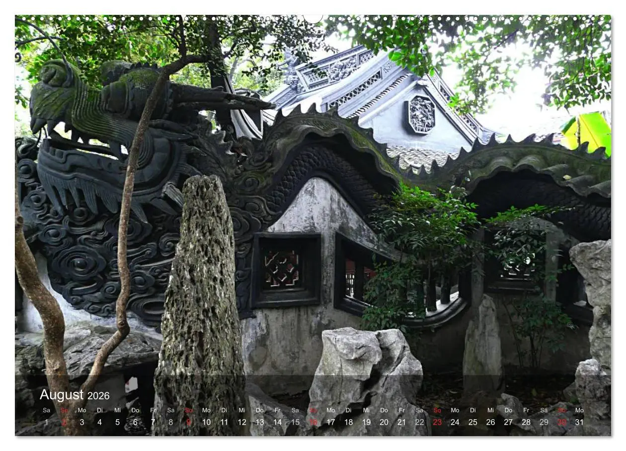 Bild: 9783516023121 | Shanghai - faszinierende Facetten (Wandkalender 2026 DIN A2 quer),...