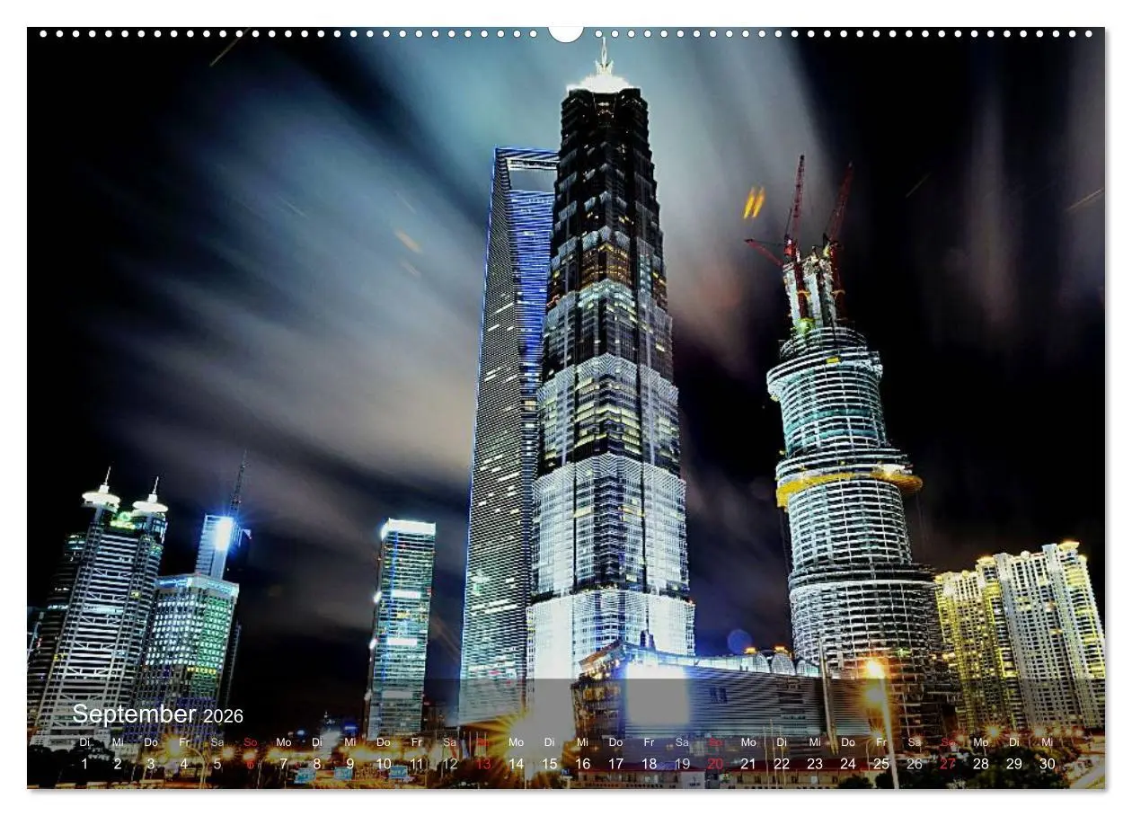 Bild: 9783516023121 | Shanghai - faszinierende Facetten (Wandkalender 2026 DIN A2 quer),...