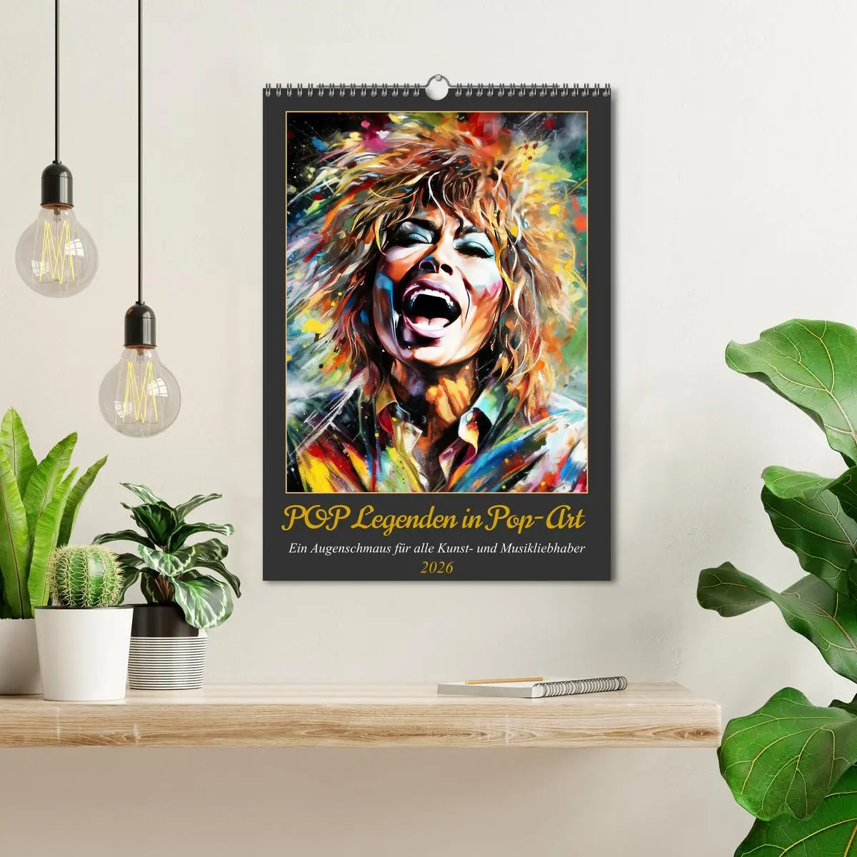 Bild: 9783516263121 | POP Legenden in Pop-Art (Wandkalender 2026 DIN A3 hoch), CALVENDO...