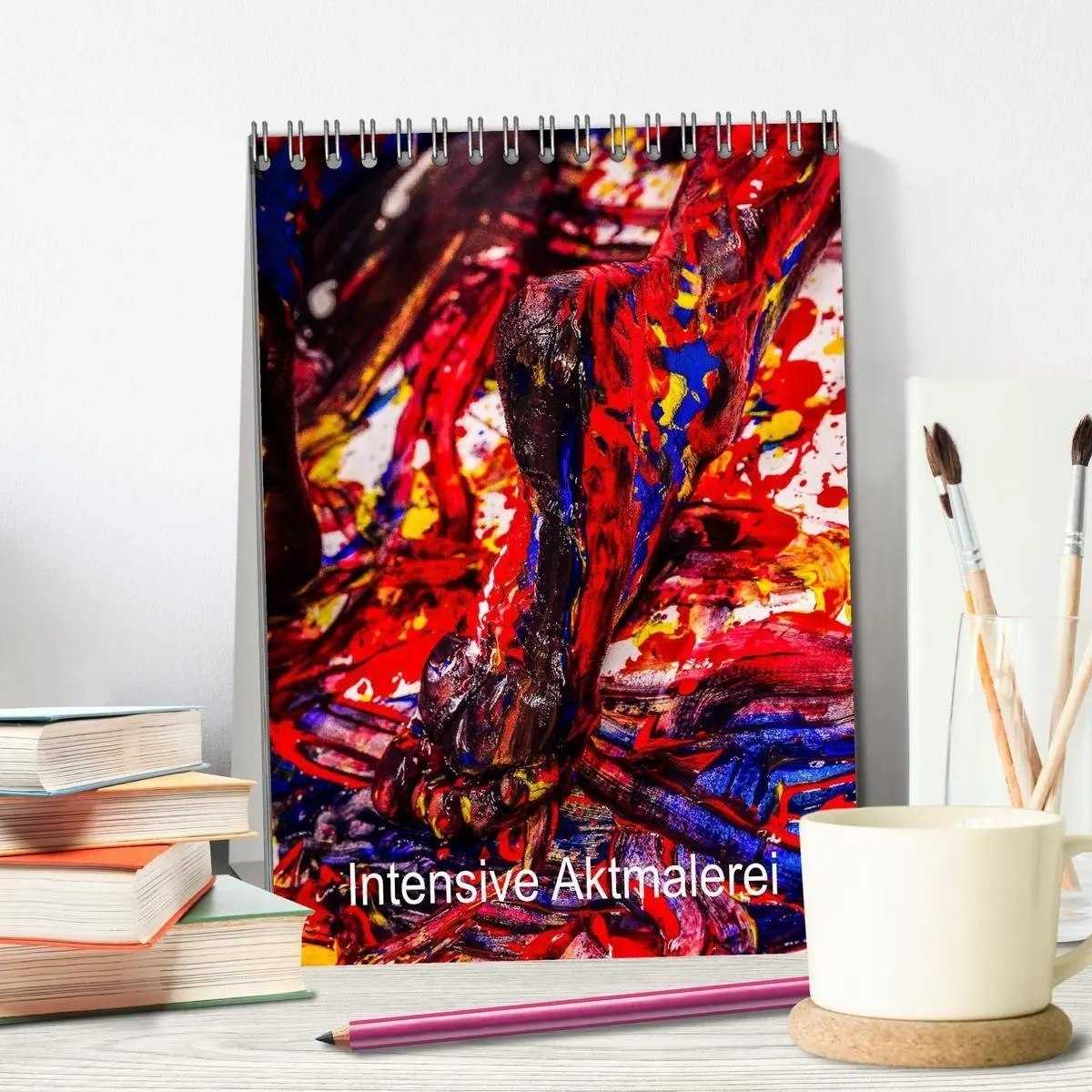Bild: 9783569803121 | Intensive Aktmalerei (Tischkalender 2027 DIN A5 hoch), CALVENDO...