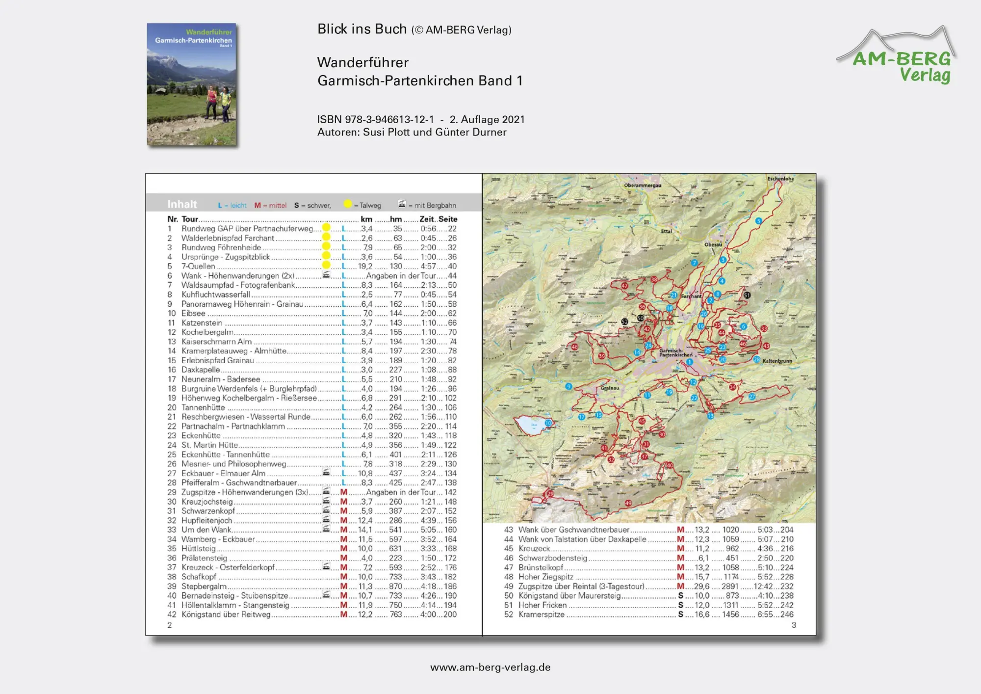 Bild: 9783946613121 | Wanderführer Garmisch-Partenkirchen Band 1 | Susi Plott (u. a.) | Buch