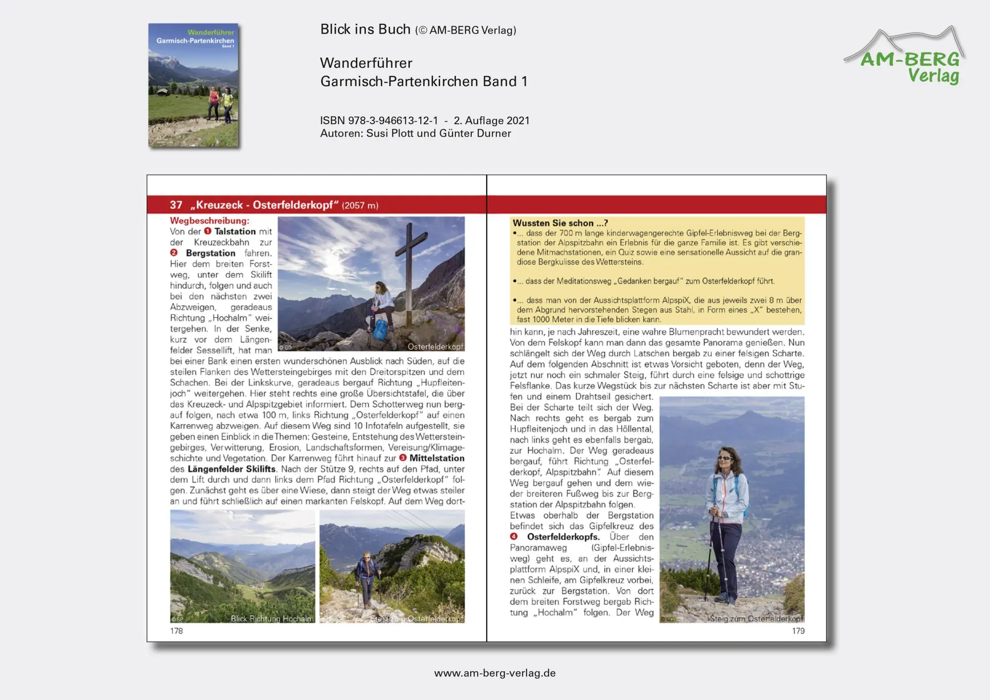 Bild: 9783946613121 | Wanderführer Garmisch-Partenkirchen Band 1 | Susi Plott (u. a.) | Buch