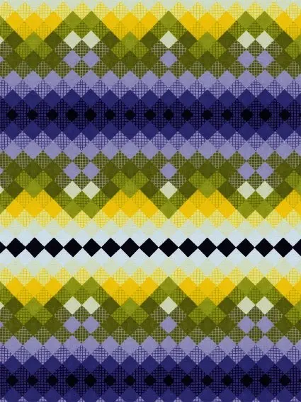 Bild: 4250915933221 | WAX Geschenkpapier, Die Farben Afrikas - Motiv Orange-blaue Kreise