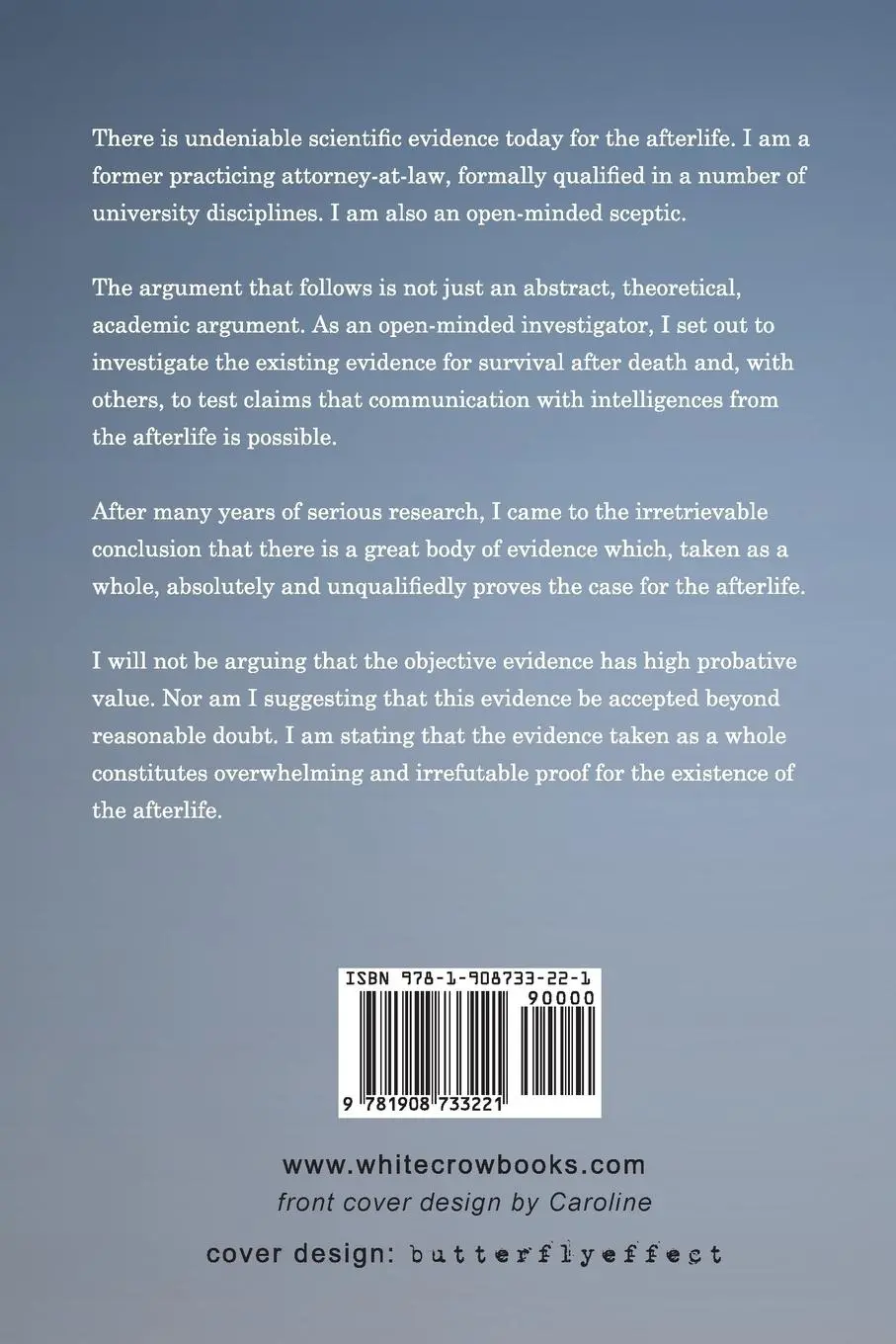 Rückseite: 9781908733221 | A Lawyer Presents the Evidence for the Afterlife | Zammit (u. a.)