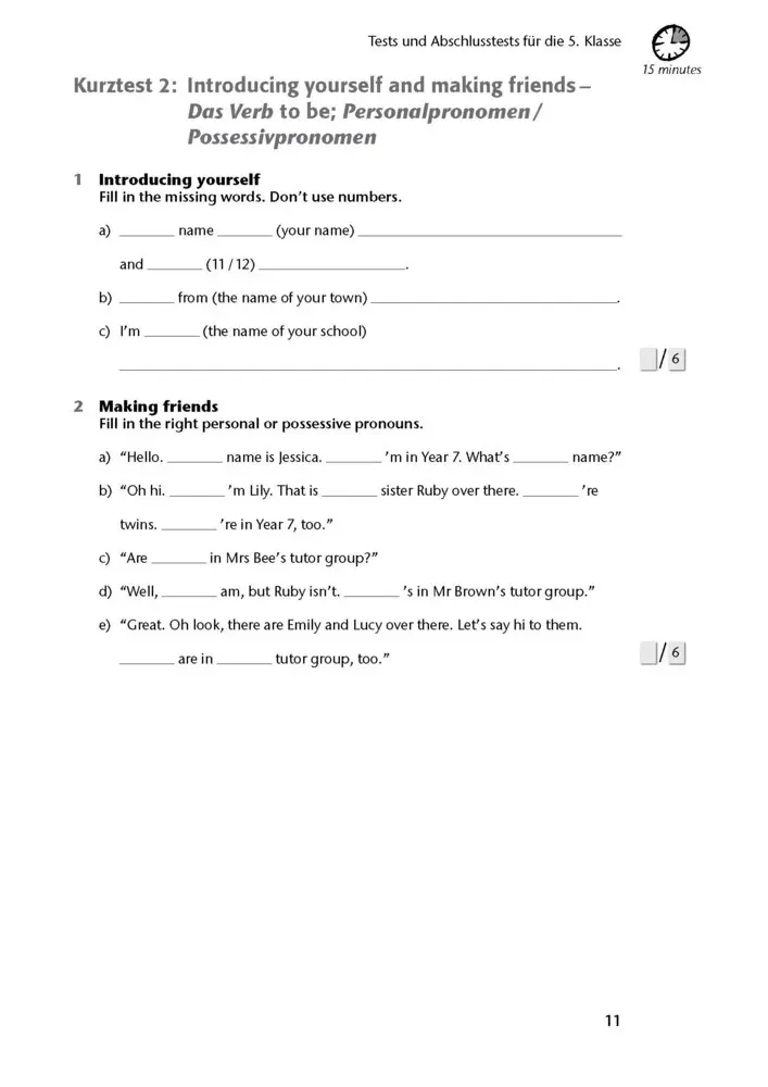 Bild: 9783129303221 | Fit in Test und Klassenarbeit - Englisch 5./6. Klasse Gymnasium | Buch