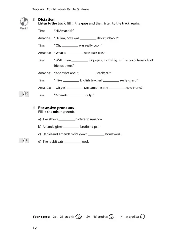Bild: 9783129303221 | Fit in Test und Klassenarbeit - Englisch 5./6. Klasse Gymnasium | Buch