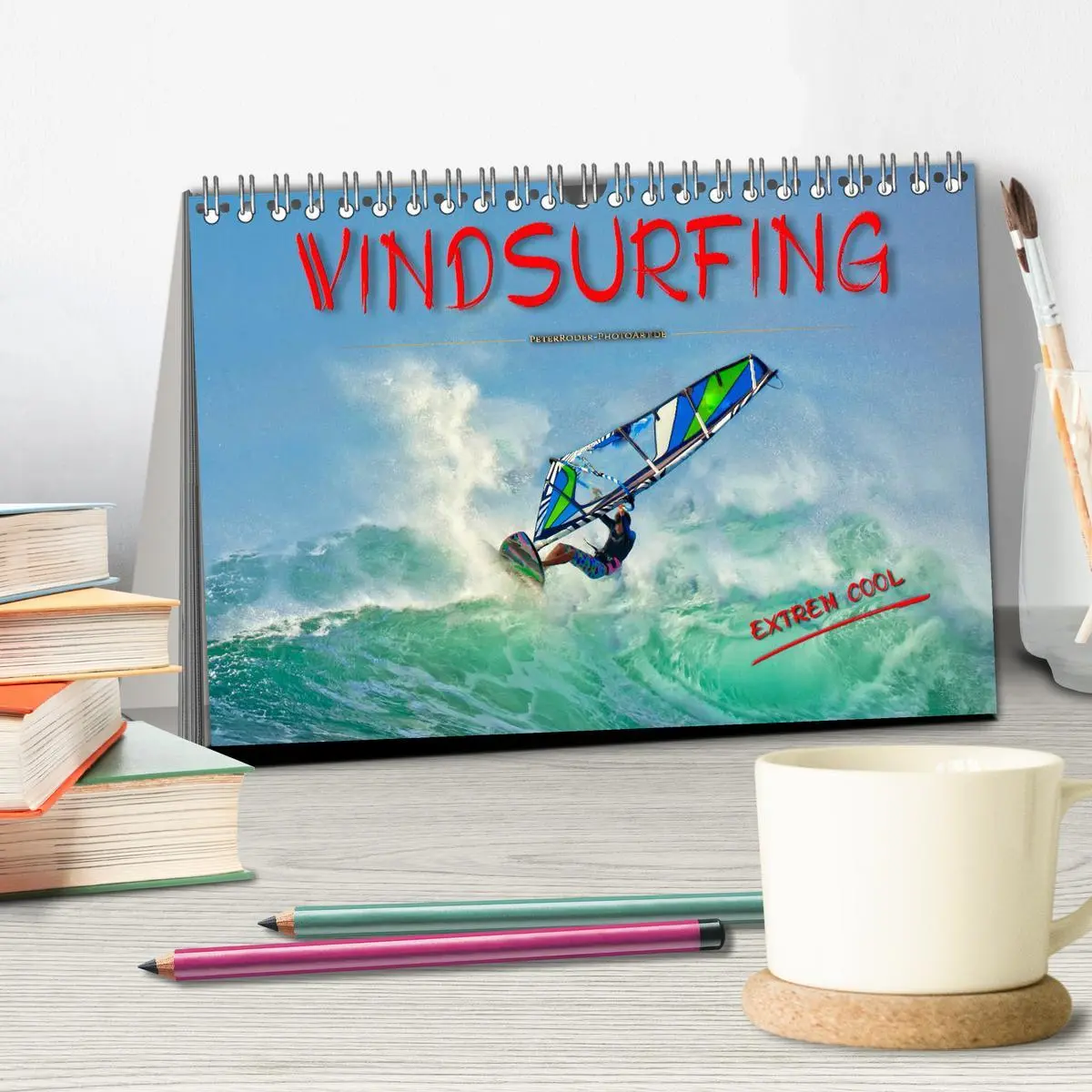 Bild: 9783457923221 | Windsurfing - extrem cool (Tischkalender 2026 DIN A5 quer),...