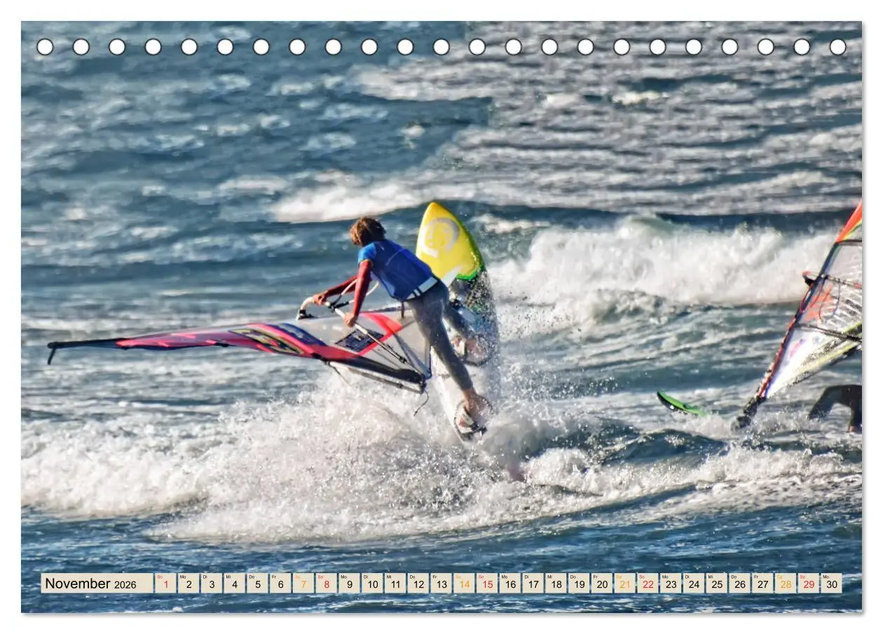 Bild: 9783457923221 | Windsurfing - extrem cool (Tischkalender 2026 DIN A5 quer),...